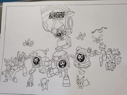 赛尔号赛尔号怎么画的