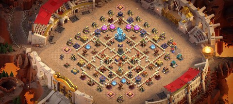 部落冲突分散阵怎么打